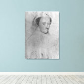 メアリー、白い喪に服したスコットの女王， 1560 キャンバスプリント (インサイチュ (ウッドフロア))