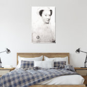 メアリー、白い喪に服したスコットの女王, 1560 キャンバスプリント (インサイチュ (寝室))