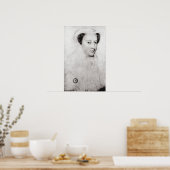 メアリー、白い喪に服したスコットの女王， 1560 ポスター (キッチン)