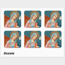 メアリー、F.リッピの受胎告知(詳細; M 038) スクエアシール