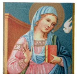 メアリー、F.リッピの受胎告知(詳細; M 038) タイル