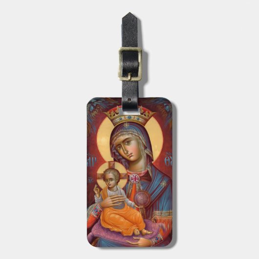 メアリー – THEOTOKOS ラゲッジタグ (正面縦)