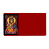 メアリー – Theotokos ラベル (正面)