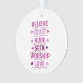 メアリ信じーのように オーナメント (正面)