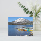 メアリ湖 – マンモス(カリフォルニア州) ポストカード (スタンド正面)