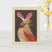 メアリ誇りを持ったー挨拶カード カード (黄色い花)