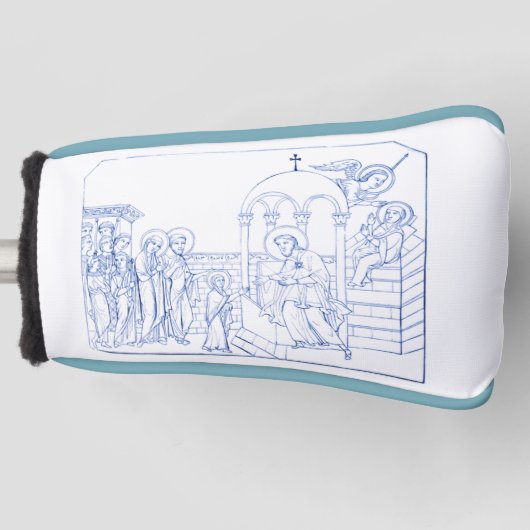 メアリ賛美ヴァージンの発表 ゴルフヘッドカバー (正面)