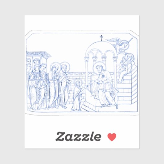 メアリ賛美ヴァージンの発表 シール (シート)