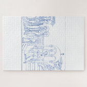 メアリ賛美ヴァージンの発表 ジグソーパズル (横)