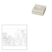 メアリ賛美ヴァージンの発表 ラバースタンプ (押印)