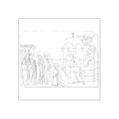 メアリ賛美ヴァージンの発表 ラバースタンプ (インプリント)