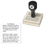 メアリ賛美ヴァージンの記憶 ラバースタンプ (押印)