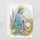 メアリ賛美ー・チャリス第1回聖餐会 招待状 (正面)