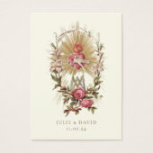 メアリ・カソリッ結婚クの祈りの言葉カードのハート (正面)