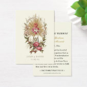 メアリ・カソリッ結婚クの祈りの言葉カードのハート (デスク)