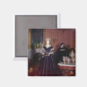 メアリ・トッド・リンカーンのボールガウン マグネット (正面/裏面)