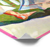 メイうぶな人フォークアート春お祝いポスター ポスター (角)