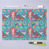 メイお洒落ジジンザメ誕生日 薄葉紙 (クラフト)