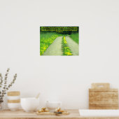 メイの花があなたの道に並ぶ…アイリッシュ賛美の ポスター (キッチン)