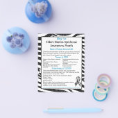 メイはエラーズ – ダロス症候群認識度月 チラシ (シングル)