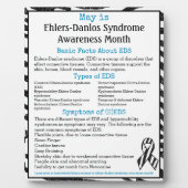 メイはエラーズ – ダロス症候群認識度月 フォトプラーク (正面)