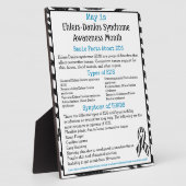 メイはエラーズ – ダロス症候群認識度月 フォトプラーク (側面)