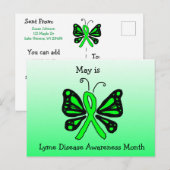 メイは国民ライム病認識度月 ポストカード (正面/裏面)