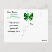 メイは国民ライム病認識度月 ポストカード (裏面)