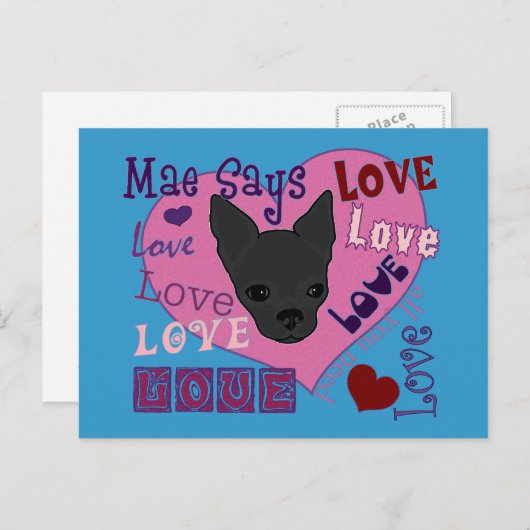 メイは愛を言う!ポストカード ポストカード (正面/裏面)