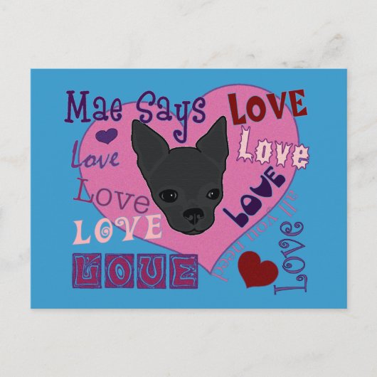 メイは愛を言う!ポストカード ポストカード (正面)