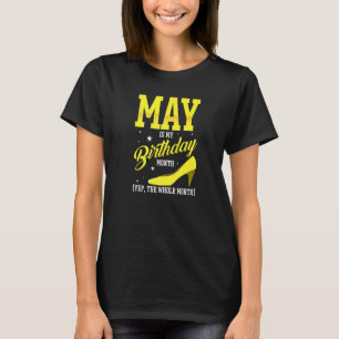 メイは私の誕生日の月の丸ごと月 Tシャツ