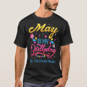 メイは私の誕生日Yes全体の月の誕生日 Tシャツ (正面)