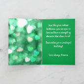 メイエメラルド誕生石誕生日カード カード (内部)