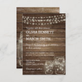 メイエレガントソンジャーライトズ結婚式招待状 招待状 (正面/裏面)