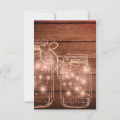 メイエレガントソンジャーライトズ結婚式招待状 招待状 (裏面)