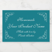 メイエレガントソン瓶の缶詰ラベルテンプレート フードラベル (シングルラベル)