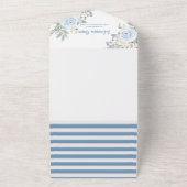 メイエレガントンスクイズウィンターブライダルシャワー オールインワン招待状 (外側)