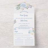 メイエレガントンスクイズウィンターブライダルシャワー オールインワン招待状 (内側)