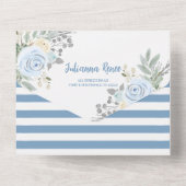 メイエレガントンスクイズウィンターブライダルシャワー オールインワン招待状 (裏面)