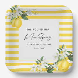 メイエレガントンスクイーズブライダルシャワー ペーパープレート