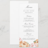 メイエレガントン・ジャー結婚のメニュー メニュー (正面/裏面)