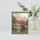 メイエンヌフランスヴィンテージ旅行 ポストカード (スタンド正面)