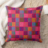 メイカラフルンダーモダン幾何パターン クッション (ブランケット)