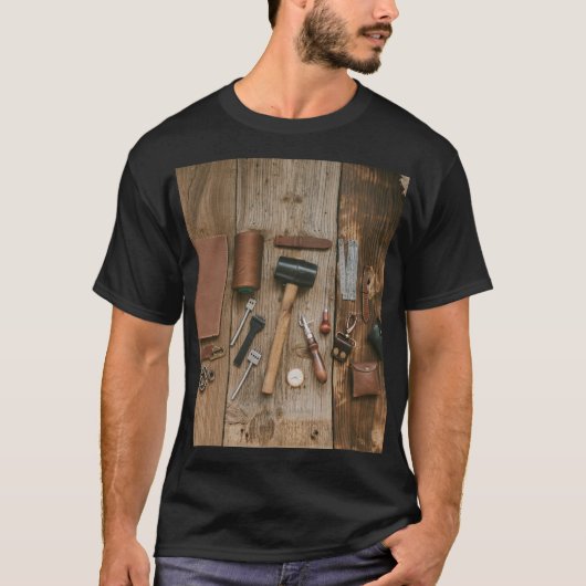 メイカーのためのツール絵柄デザイン Tシャツ (正面)