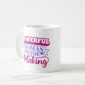 メイキングの女性 コーヒーマグカップ (正面左)