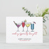メイキングスピリッツ明るいカクテルホリデーカード シーズンカード (スタンド正面)