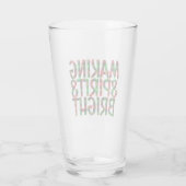 メイキングスピリッツ明るいクリスマスホリデー応援ビール タンブラーグラス (裏面)