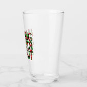 メイキングスピリッツ明るいクリスマスホリデー応援ビール タンブラーグラス (左)