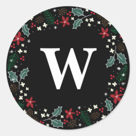 メイキングスピリッツ明るいパーソナライズされたホリデーステッカー ラウンドシール