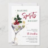 メイキングスピリッツ明るいホリデーカクテルパーティー 招待状 (正面)